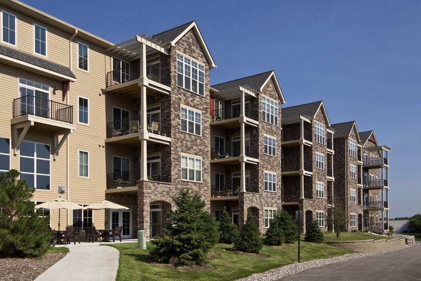 Exterior View of Housing Units